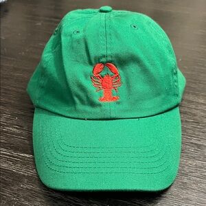 Dad Cap with Red Lobster Embroidery